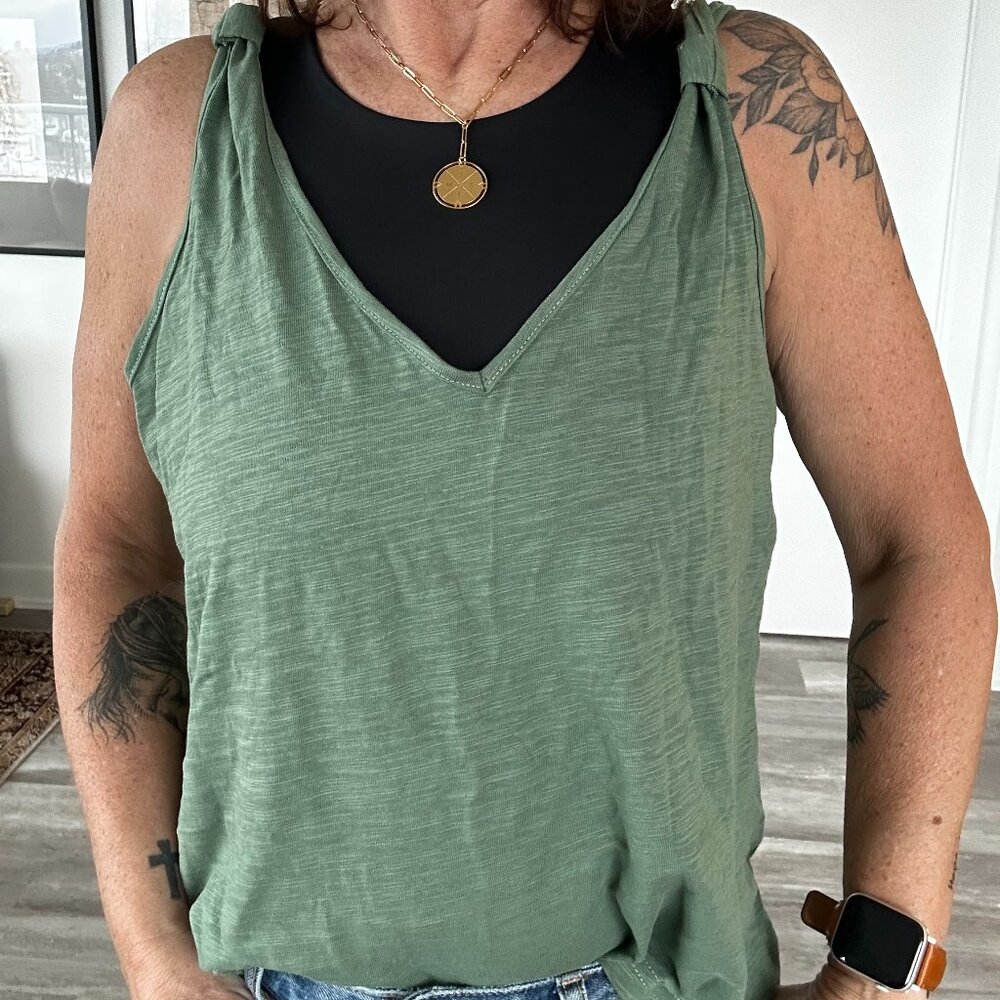 Free People Inspired Bohemian Tank Top, Size L